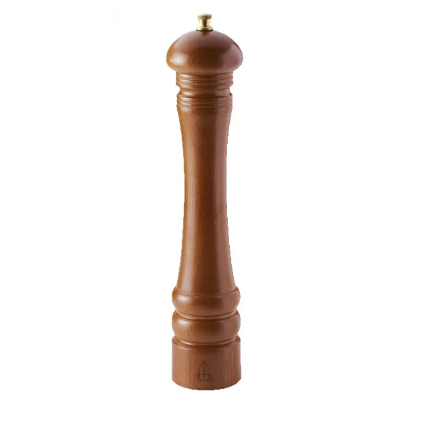 Omcan USA 43710 - TRE SPADE Pepper Mill, 10" Tall, Italian Beech Wood, Wood, 26cm