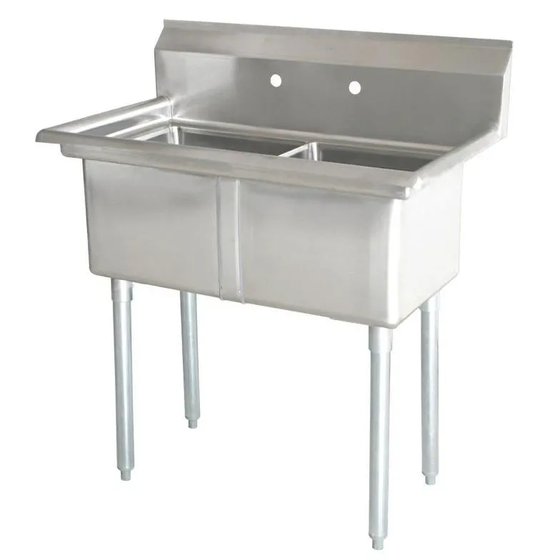 Omcan USA 43769 (2) Two Compartment Sink