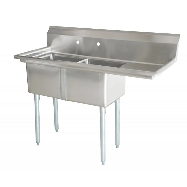 Omcan USA 43770 (2) Two Compartment Sink
