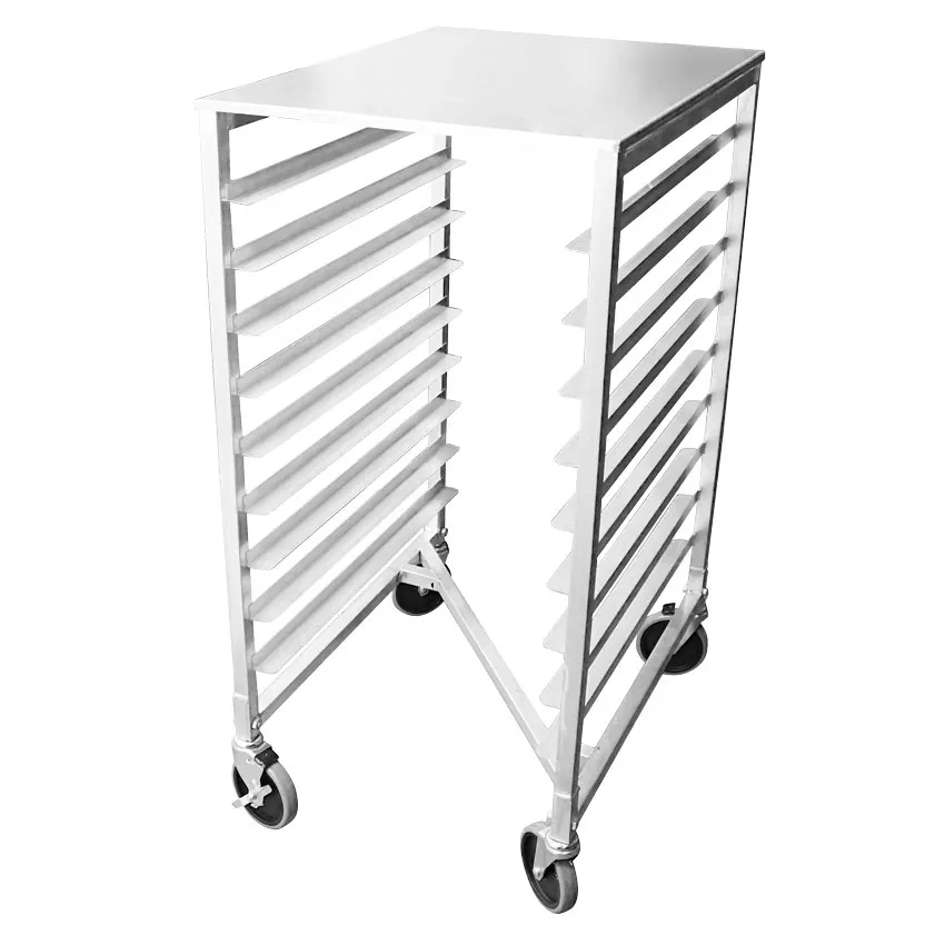 Omcan USA 44319 Pan Rack Flat Top Cover, 26" x 20.5", Aluminum, Fits Models 44317 & 44318