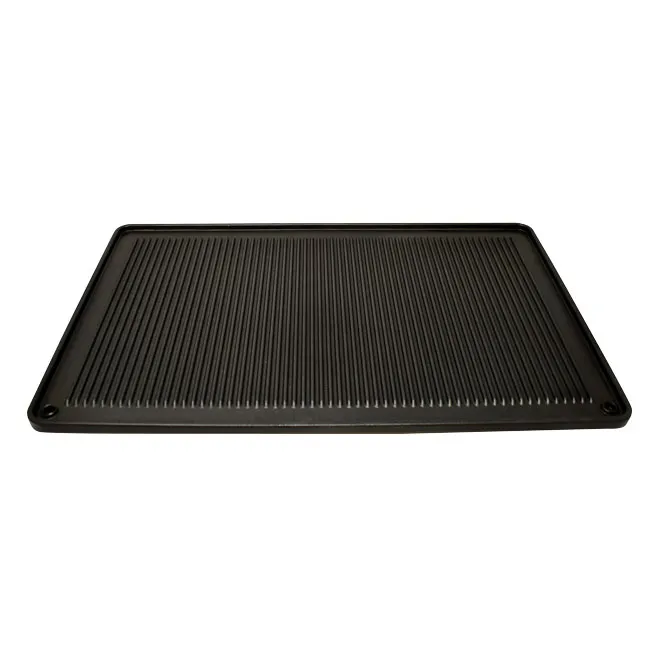 Omcan USA 44369 Grill & Pizza Tray, Rectangular 12" x 20" GN 1/1 Non‑Stick Coated Griddle Pan