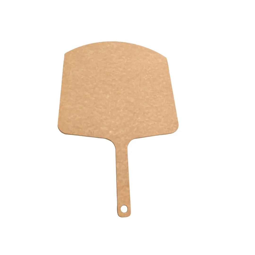 Omcan USA 45299 Pizza Peel – 17" x 16" Rectangular Wood Blade 26" Length, Heat‑Resistant Wood Handle