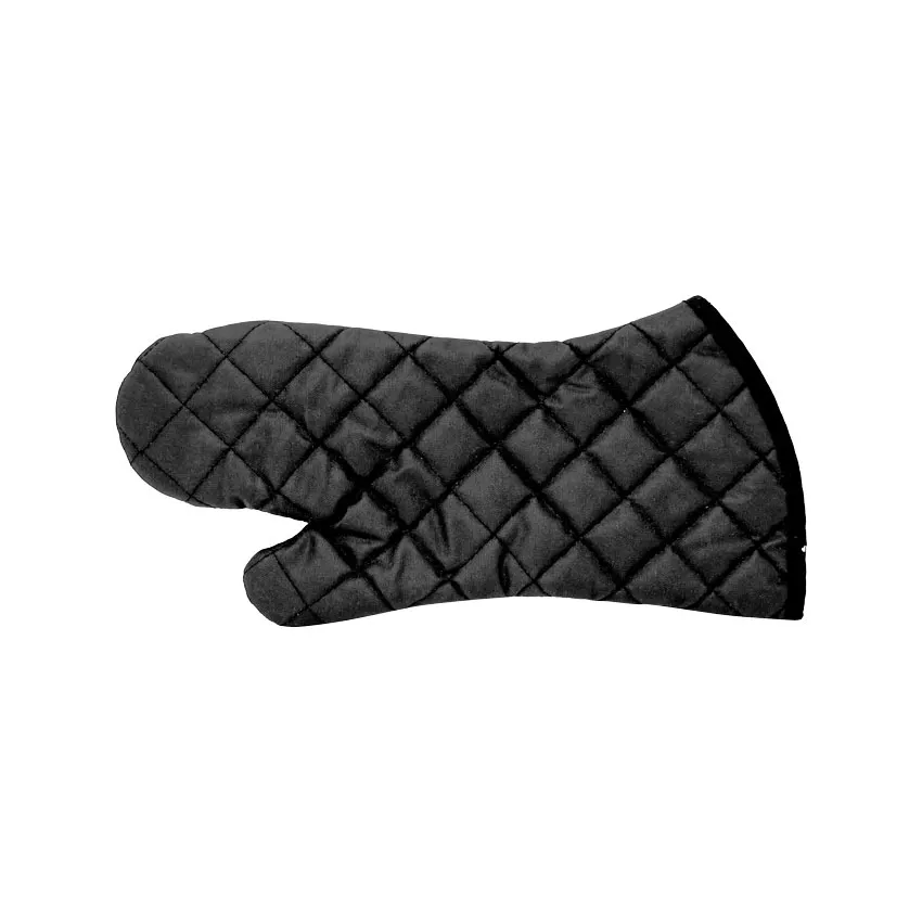 Omcan USA 46345 Oven Mitts, 15" Charcoal Cotton, Flame‑Retardant, Heat‑Resistant 428°F, Skull Design