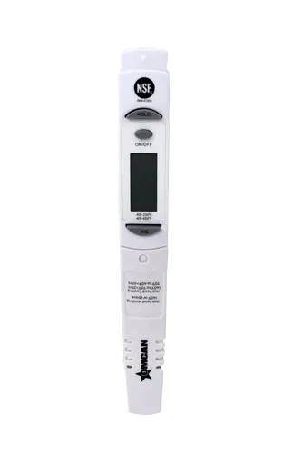 Omcan USA 47203 Digital Probe Thermometer, 1-1/4" LCD Display, Protective Sleeve, NSF