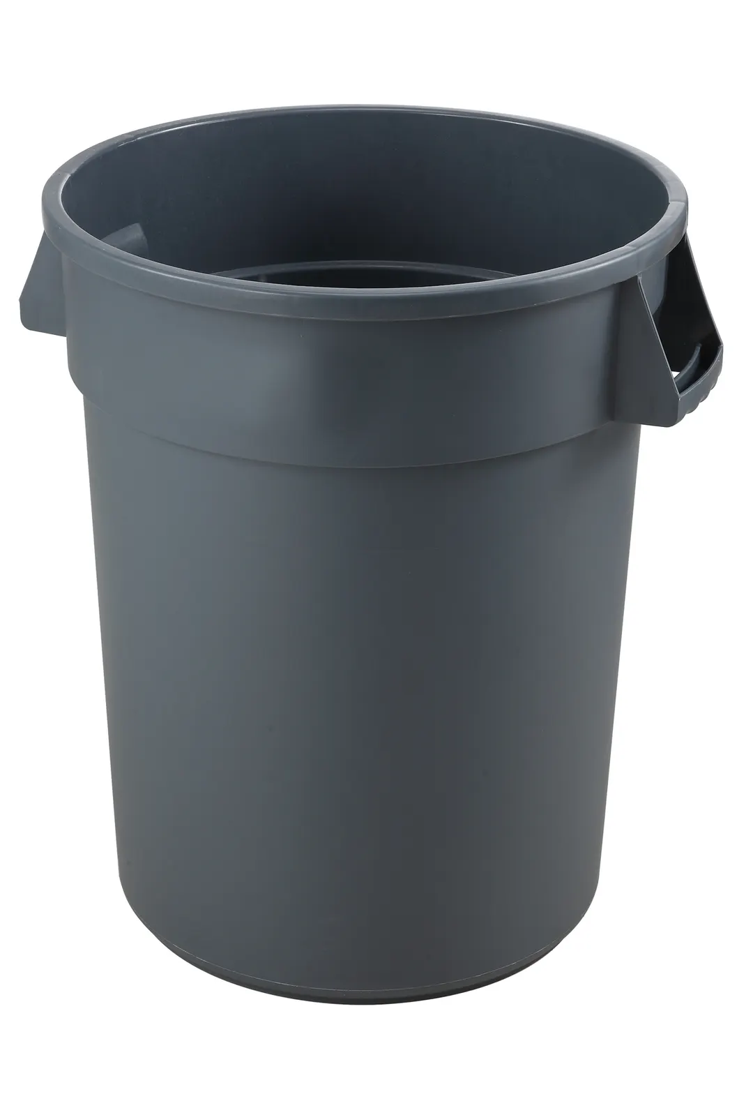 Omcan USA 47625 Polyethylene Trash Can, 20-Gallon (75.7L) Capacity, Gray Finish, Heavy-Duty