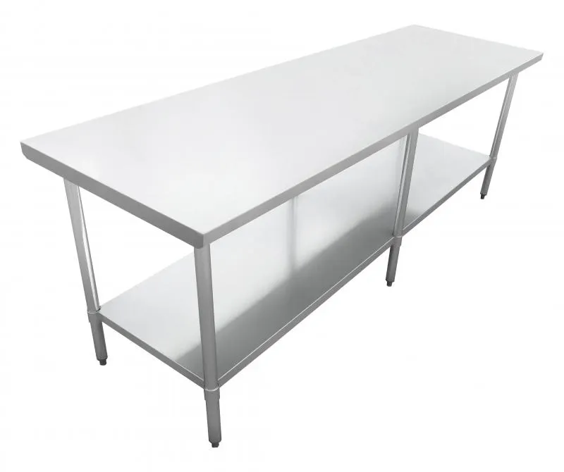 Omcan USA 47725 Stainless Steel Top 85" - 96" Work Table