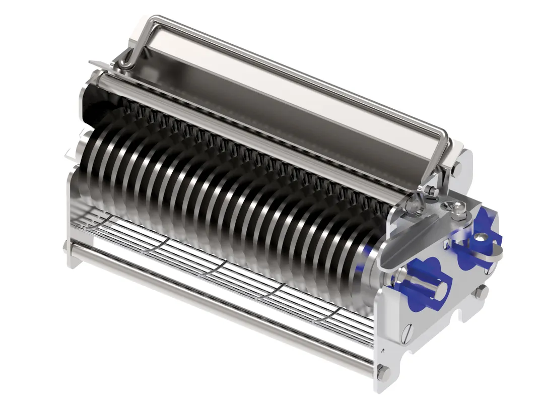 Omcan USA 47856 Fajita Strip Cradle, 48-Blade Stainless Steel, 3/8" Cut, Electric Tenderizer 47709 Compatible