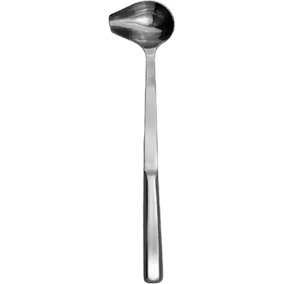 Omcan USA 80007 Spout Ladle, 1 oz, One-Piece Stainless Steel Construction, Kitchen Utensil