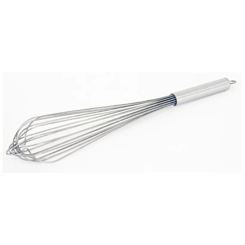 Omcan USA 80065 French Whip – 18" Stainless Steel Whisk, 18" Length, Durable Metal Construction