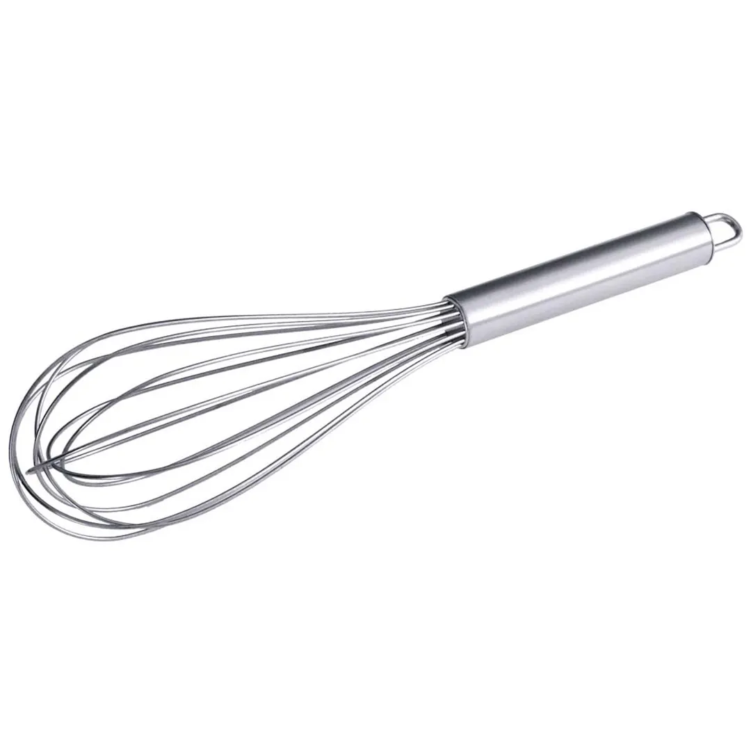Omcan USA 80071 French Whip, 16" Length Stainless Steel, Wire Whisk for Baking and Cooking