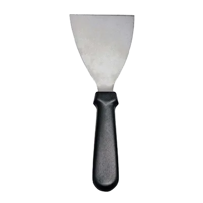 Omcan USA 80084 Bowl and Pan Scraper, 4-1/2" x 3" Blade, Black Plastic Handle, Smallware Kitchen Tool