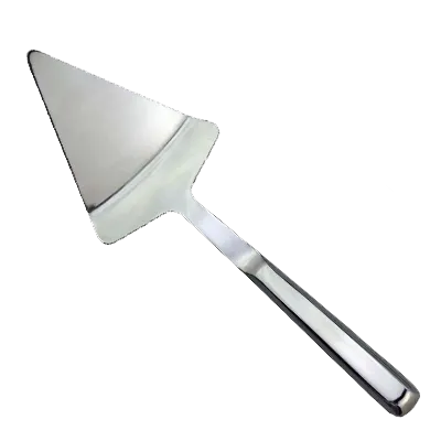 Omcan USA 80148 Pie & Cake Server, Wide 11-1/2" Stainless Steel, Smooth Edge, Handheld Design