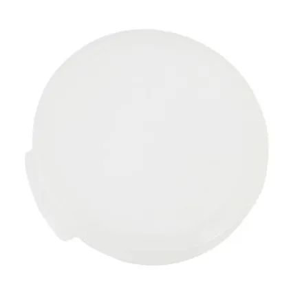 Omcan USA 80195 Round Polycarbonate Food Storage Container Lid, Clear, Fits 2 Qt & 4 Qt Containers