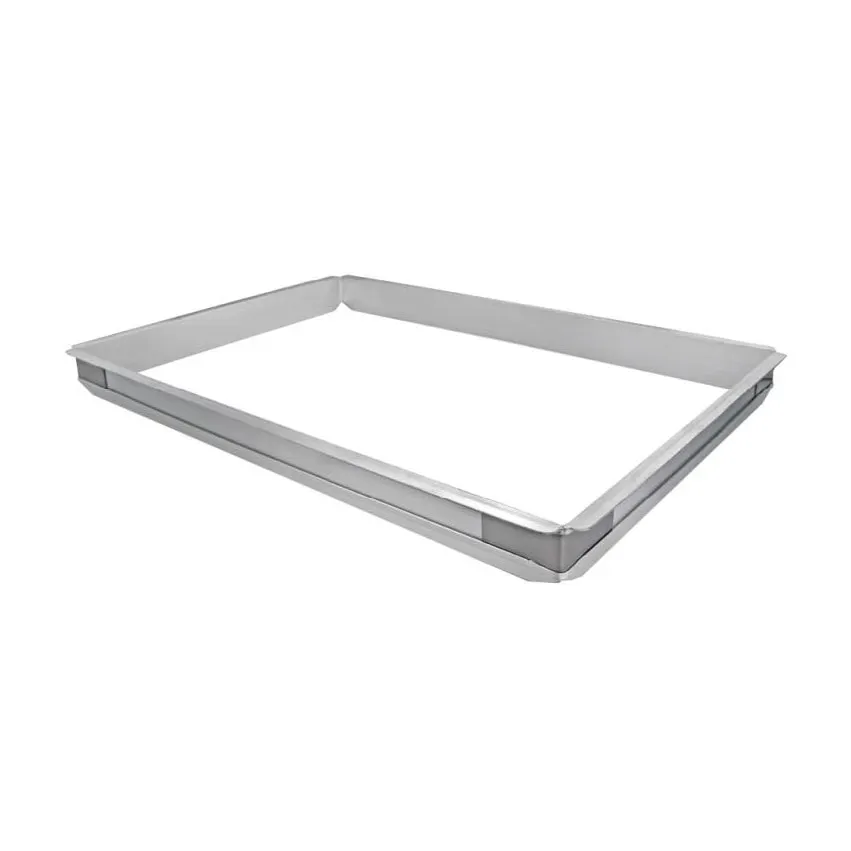 Omcan USA 80252 Sheet Pan Extender, 18" W x 26" D x 2" H, Aluminum, Fits Full-Size Baking Pans