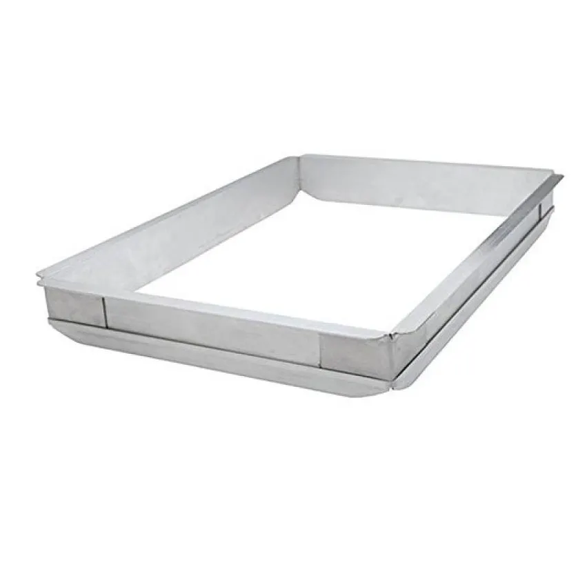 Omcan USA 80254 Sheet Pan Extender - 9-1/2" W x 13" D x 2" H, Aluminum, Fits 1/4-Size Baking Pans