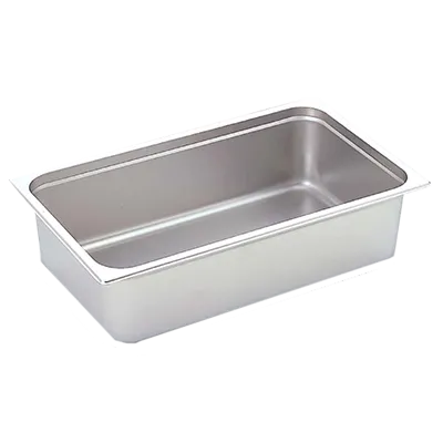 Omcan USA 80257 Stainless Steel Steam Table Pan, 20-3/4" × 12-3/4" × 2-1/2" Deep, NSF