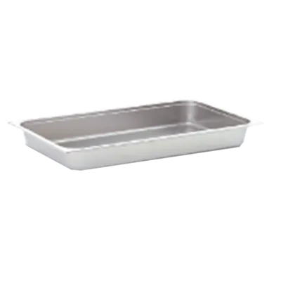Omcan USA 80263 Steam Table Pan – 1/2 Size, 10-3/8" x 12-3/4" x 4" Deep, Stainless Steel, NSF