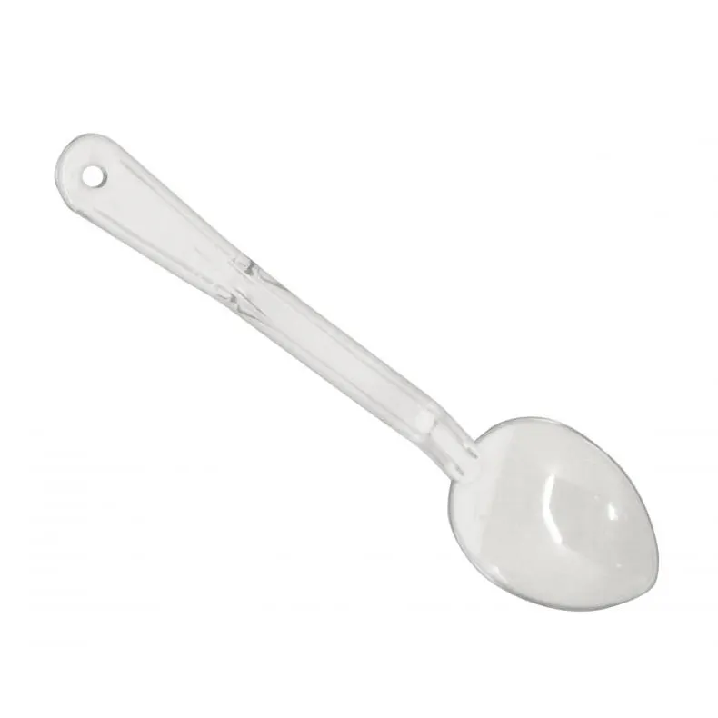 Omcan USA 80291 Serving Spoon 13" Clear Polycarbonate Plastic, 13‑14" Length, NSF‑Approved