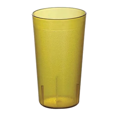 Omcan USA 80326 Pebbled Tumbler, 5 oz., Amber, BPA Free, Textured, Plastic