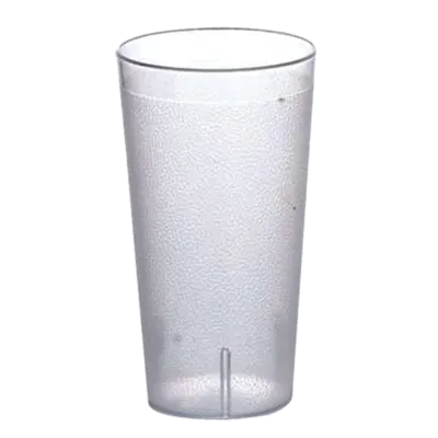 Omcan USA 80336 Pebbled Tumbler, 9-1/2 Oz Clear BPA-Free Plastic, Textured