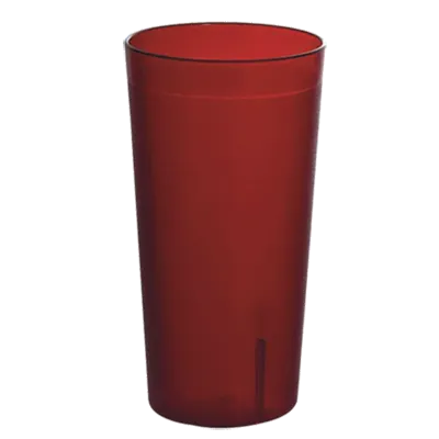 Omcan USA 80353 Pebbled Red 32oz Textured BPA-Free Plastic Tumbler, 1 Qt