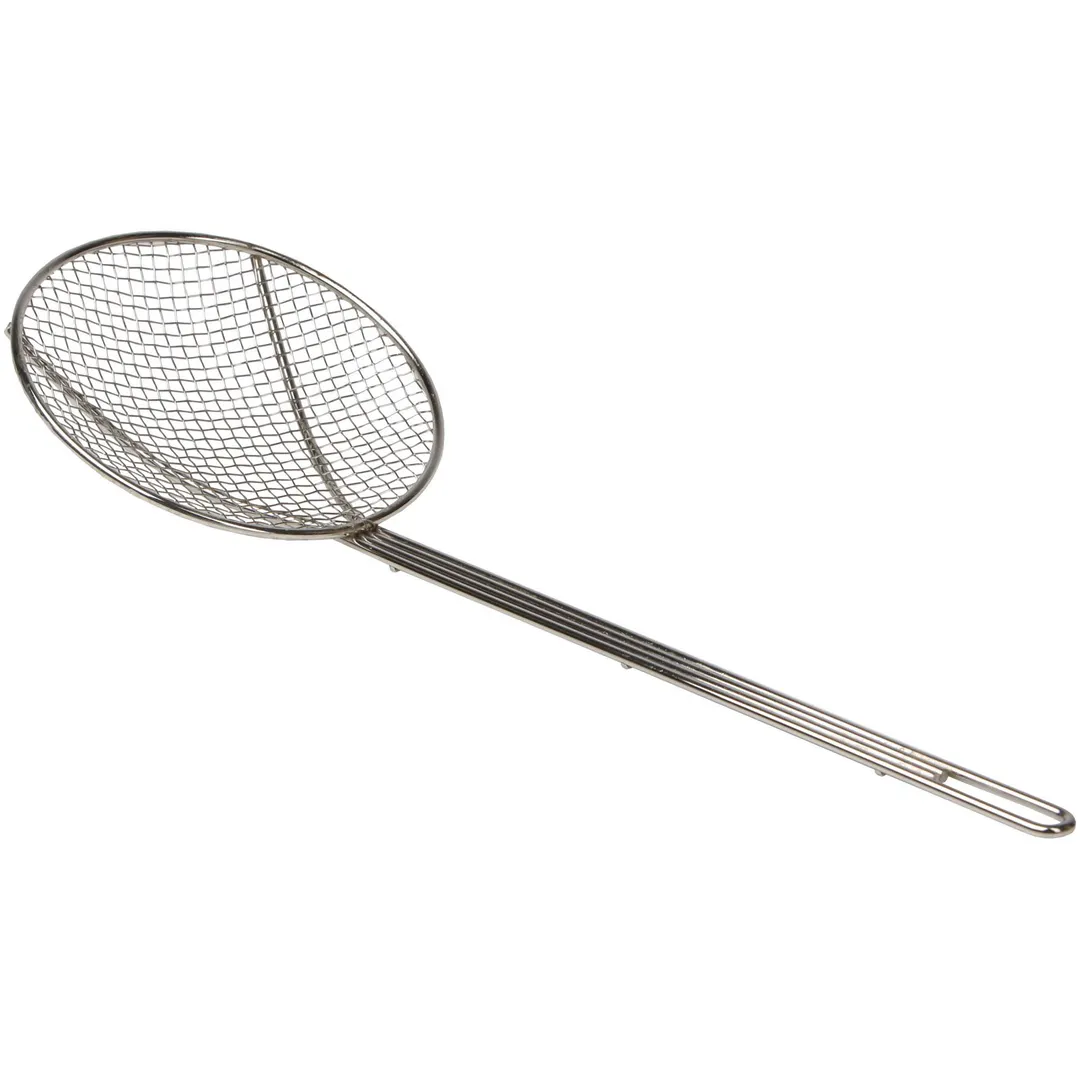 Omcan USA 80392 Skimmer – 8" Mesh Skimmer, 8" Diameter Wire Mesh Bowl