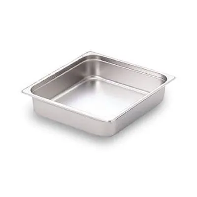Omcan USA 80613 Stainless Steel Steam Table Pan, 2/3 Size, 13-7/8" x 12-2/3" x 2-1/2", NSF