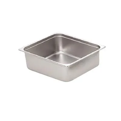 Omcan USA 80614 Steam Table Pan 2/3 Size 13-7/8" x 12-2/3" x 4" Deep Stainless Steel NSF