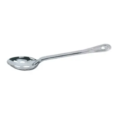Omcan USA 80720 - 13" Heavy-Duty Stainless Steel Slotted Basting Spoon for Serving