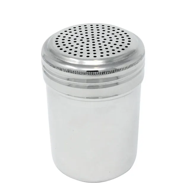 Omcan USA 80743 - Stainless Steel Handle-Free Cheese Shaker, Dredge for Smallware Tabletops