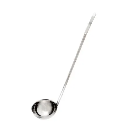 Omcan USA 80751 One-Piece Stainless Steel Ladle, 0.5 oz, Kitchen Utensil for Serving