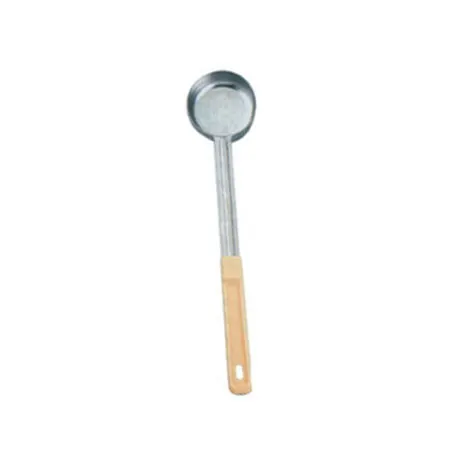 Omcan USA 80778 - 3 Oz One-Piece Stainless Steel Portion Control Spoon with Ivory Handle