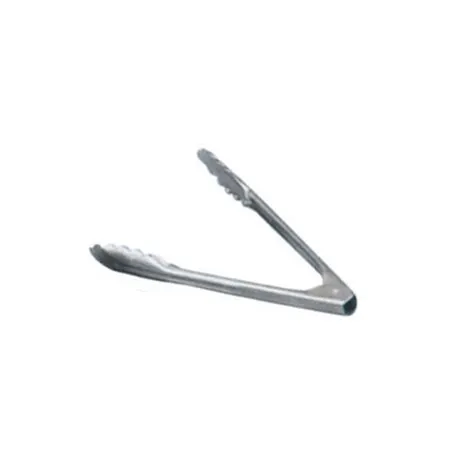 Omcan USA 80790 - 9" Heavy-Weight Stainless Steel Coiled Spring Utility Tongs, Kitchen Hand Tool