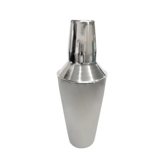 Omcan USA 80828 Bar Cocktail Shaker Set, 28 oz, 3-Pc Stainless Steel, Mixology Essential