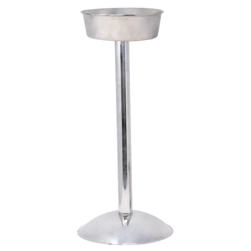 Omcan USA 80835 Stand – 4‑Quart Wine Bucket Support, Stainless Steel Construction, Finish, Bar