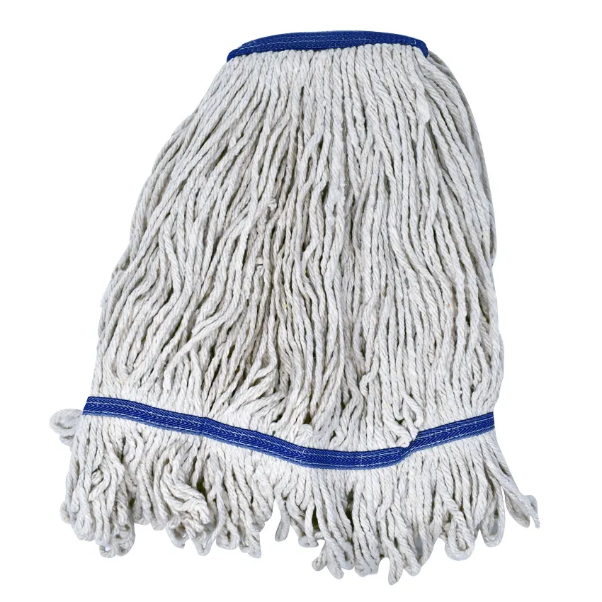 Omcan USA 80869 Wet Mop Head - 24 Oz Capacity Loop End, White Yarn, Non‑Bacterial Resistant