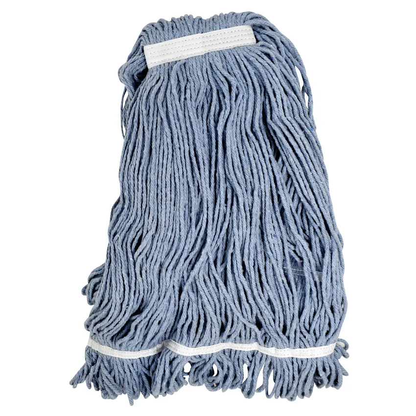 Omcan USA 80870 Wet Mop Head - 32 Oz Capacity, Loop End, Blue Yarn, Non‑Bacterial Resistant Wet Mop