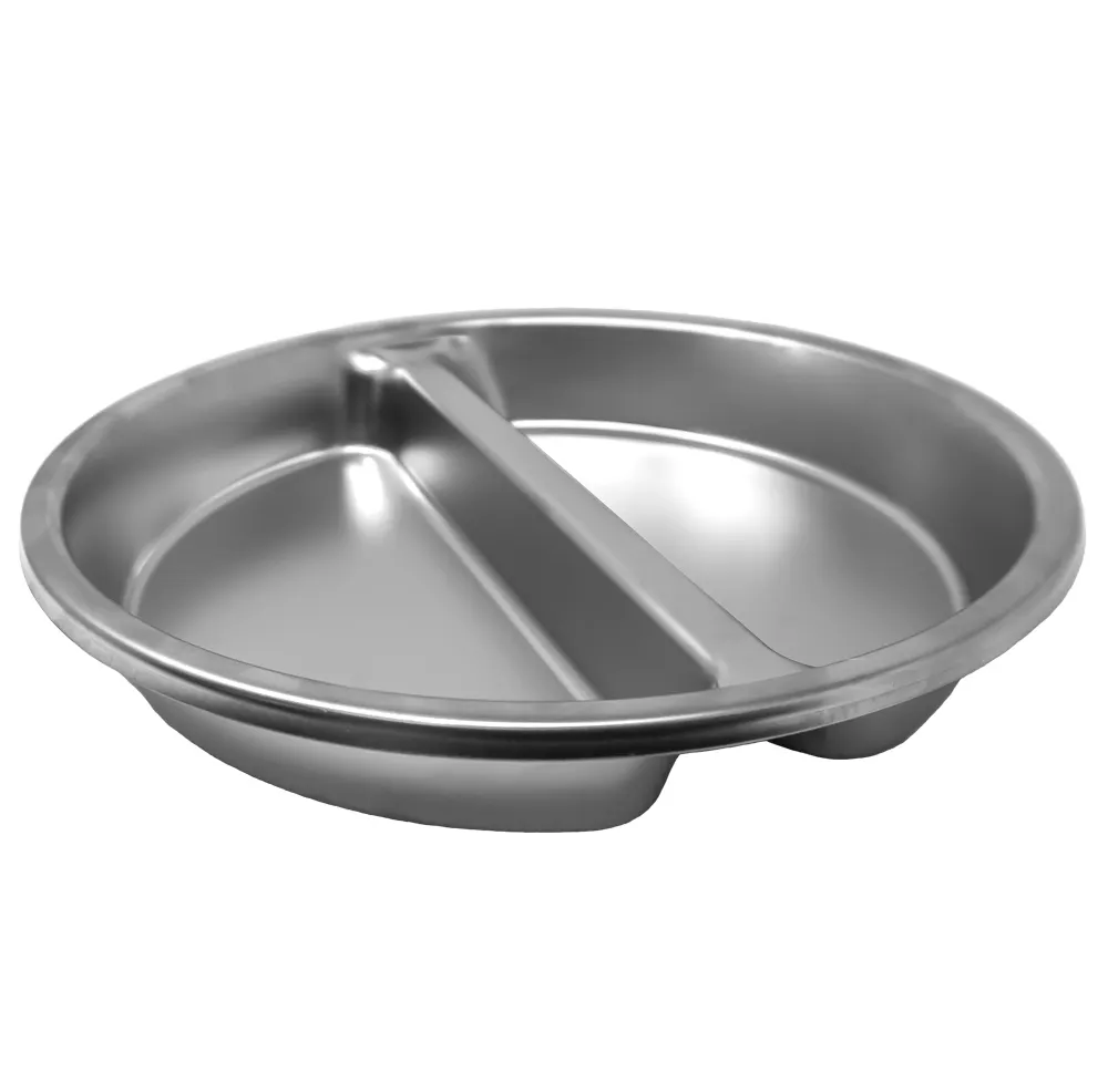 Omcan USA 81016 Chafer Pan – 5-1/2 Qt, 15" Diameter Stainless Steel, Divider, Pan for Model 80527