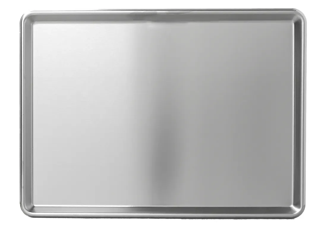 Omcan USA 81022 Bun & Sheet Pan, 16" x 22", Open Bead, 20‑Gauge Stainless Steel, NSF