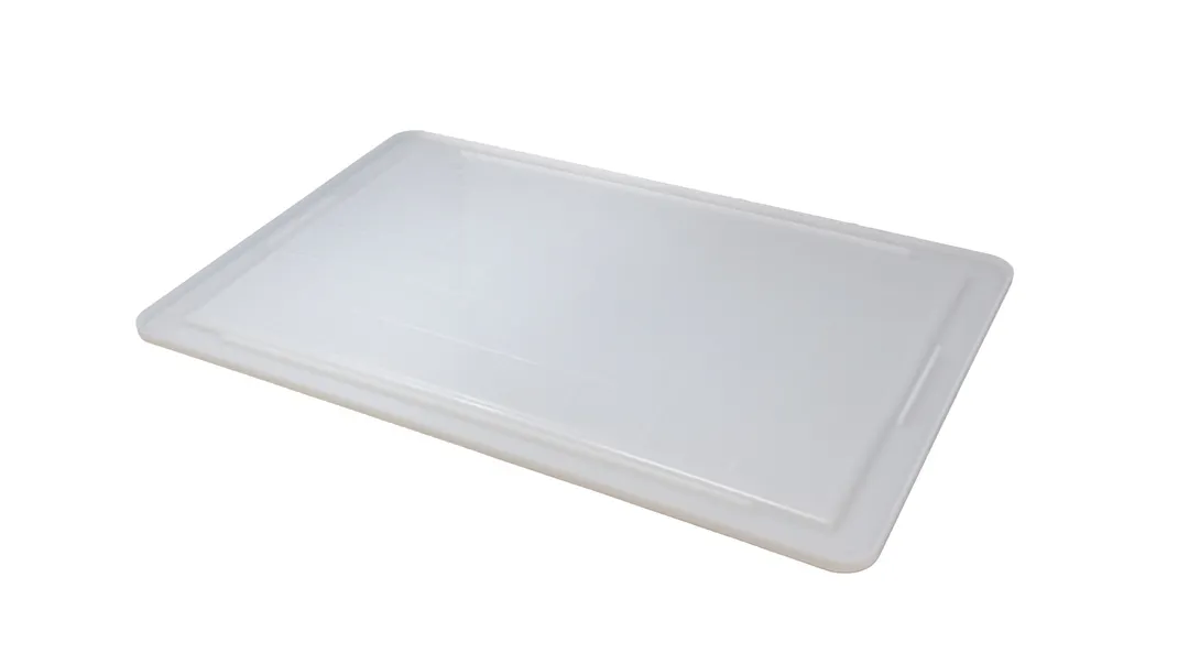 Omcan USA 81134 White Polypropylene Lid, 23.6" x 15.7", Fits #81141 & #81142 Food Storage Containers