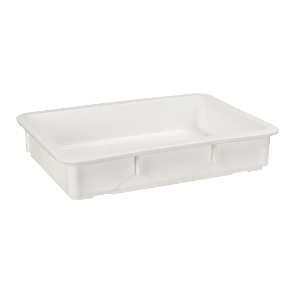 Omcan USA 81152 Pizza Dough Proofing Box, 18" x 12.75" x 3" Stackable, Restaurant Food Storage