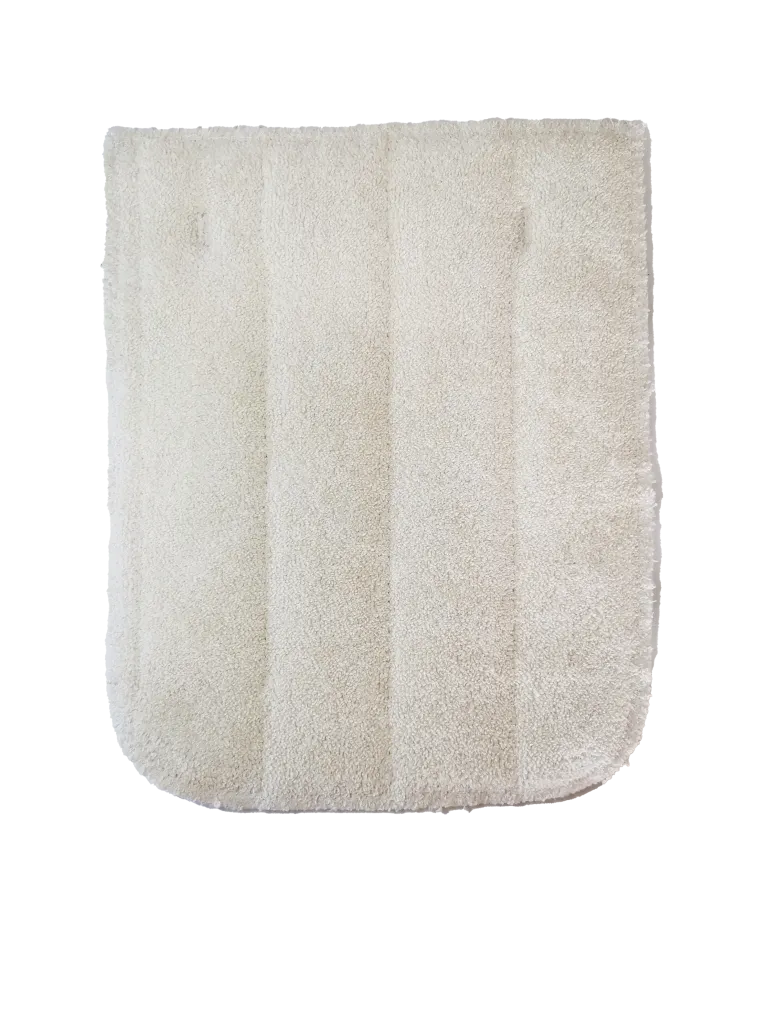 Omcan USA 81179 - White Terry Cloth Pan Grabber 8-1/2" x 11" with Wrist Strap, Skull Style - Dozen
