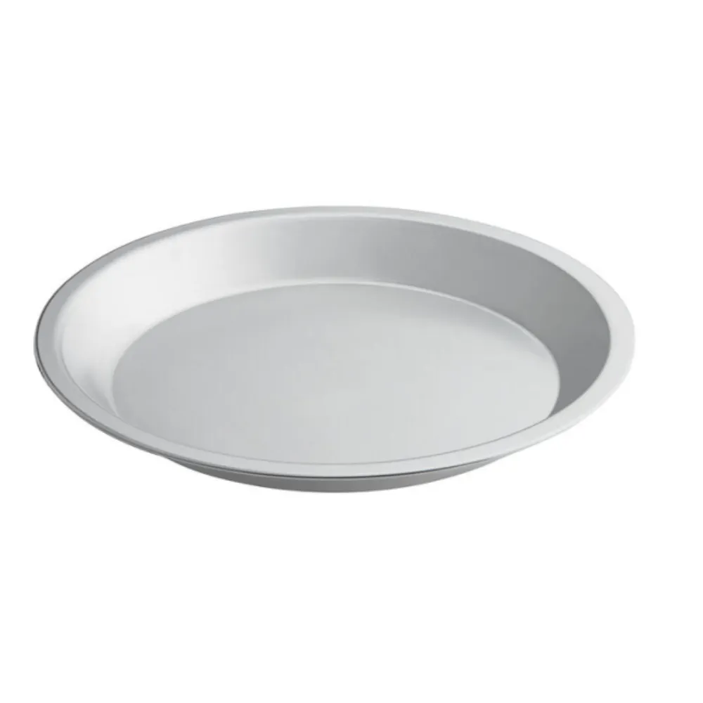 Omcan USA 81196 Pie Pan – 8" Diameter, 1-1/4" Deep, 18‑Gauge Aluminum Baking Pan, Professional Grade