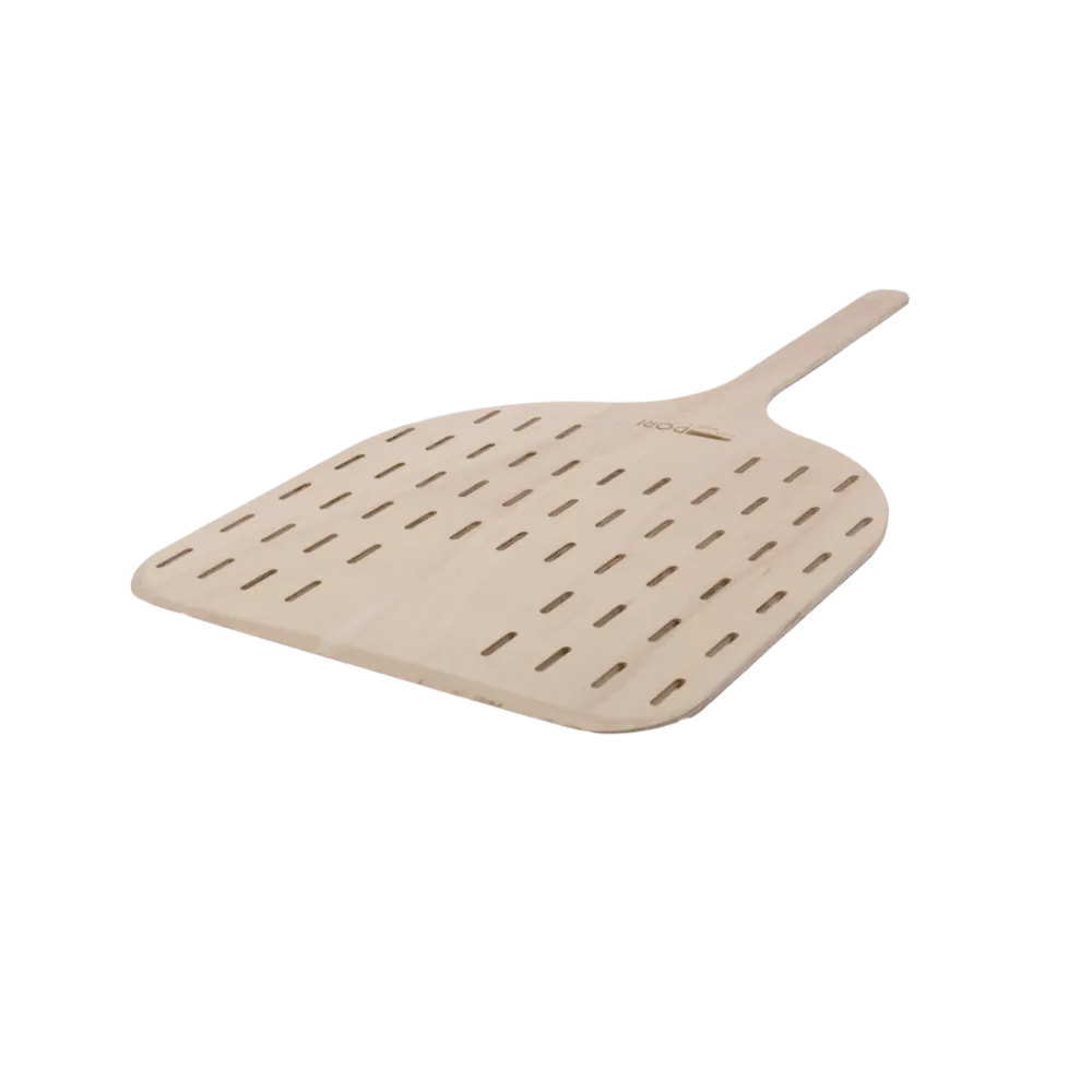 Omcan USA 81224 ARIA Pizza Peel – Square Beech Plywood, 19.7" Blade, 35.5" Length, 0.3" Wood Handle