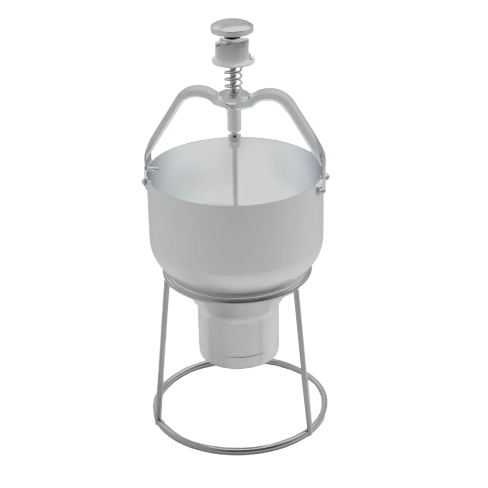Omcan USA 81231 Pancake & Waffle Batter Dispenser With Stand, 88 oz Aluminum, Durable Design
