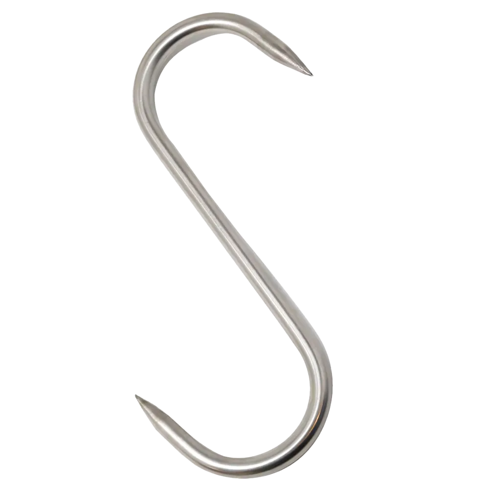 Omcan USA 81281 - 9-3/4" x 2/5" Stainless Steel S-Hook, Restaurant Shelving Part