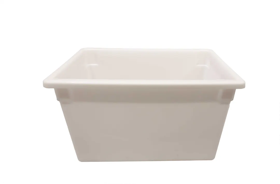 Omcan USA 85132 Food Storage Container, 18" x 26" x 15" Rectangular Stackable Box Polypropylene White