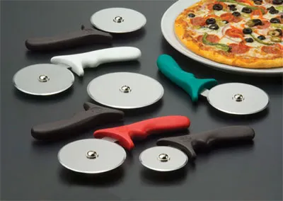 American Metalcraft PIZG3 Pizza Cutter - 4" Stainless Steel Wheel, Green Plastic Handle