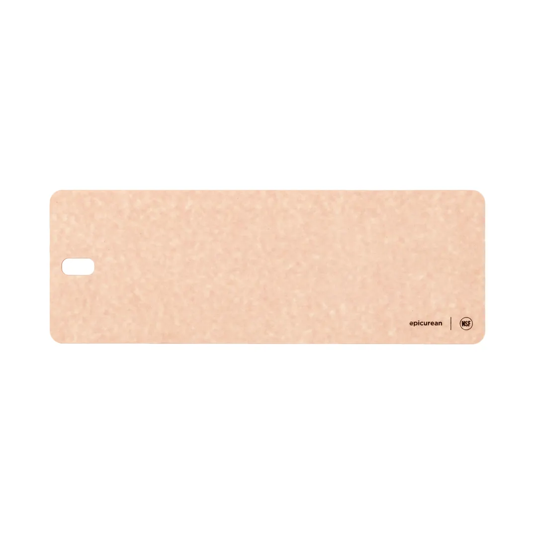 Epicurean 329-170601 Flatbread Board - 17"×6"×3/16" Nat.Comp. Rect NSF/DW Stain/Heat 350°F Knife‑S