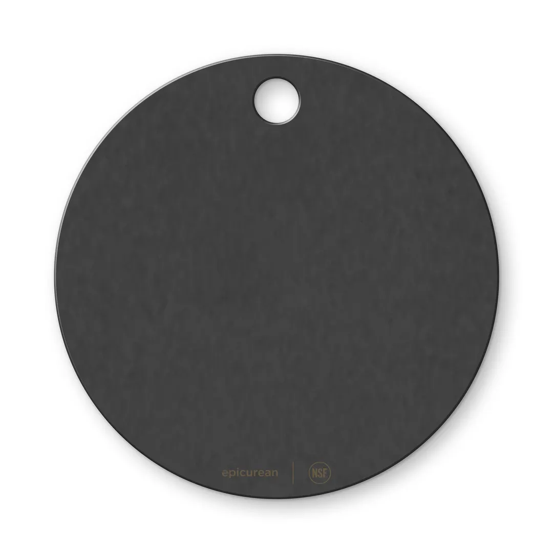 Epicurean 429-001002 Pizza Board, 10" Round Slate, 1/4" Thick Composite, Heat to 350°F, Made in USA